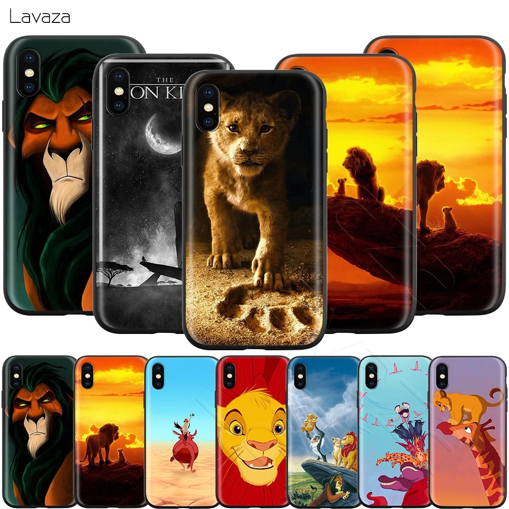 

Lavaza Cartoon Movie Lion King Case for iPhone 11 Pro XS Max XR X 8 7 6 6S Plus 5 5s se