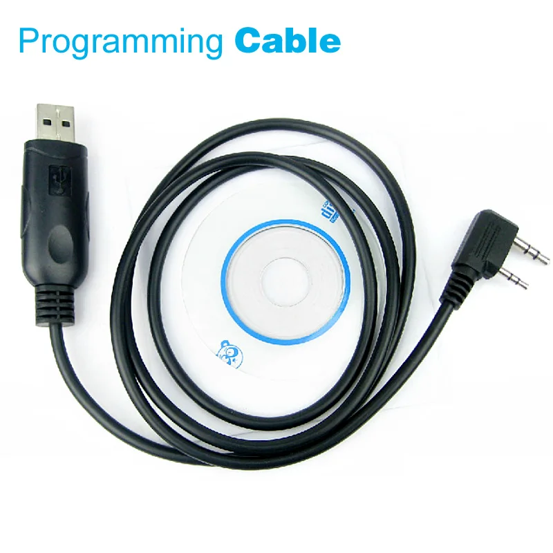 

UV5R USB Programming Cable for Baofeng UV-5R BF-888S H777 KENWOOD TK3207 TK-3107 Walkie Talkie Two Way Radio 2 Pin
