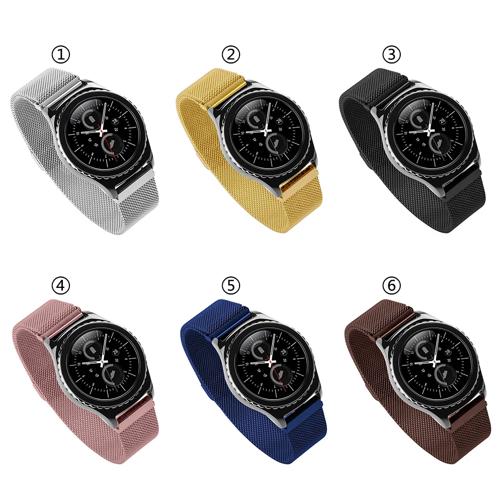 Smartwatch Band Link Bracelet strap Milanese Loop Magnetic Closure watchbands St