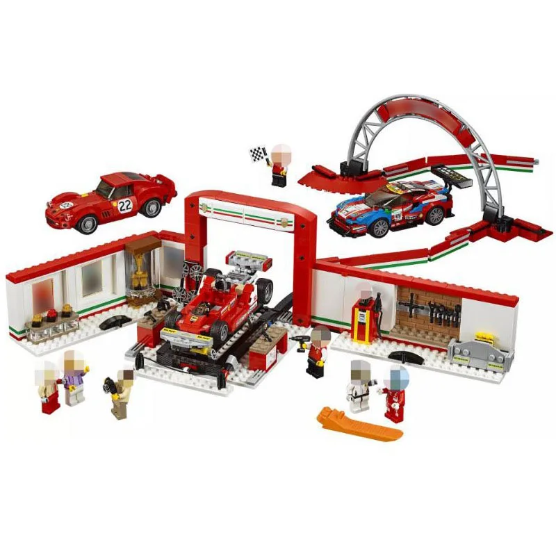 

Lepin 28019 942pcs Super Racing Racing Car Ultimate Garage Assembly Building Block Model Toys Hobbies Figures Compatible 75889