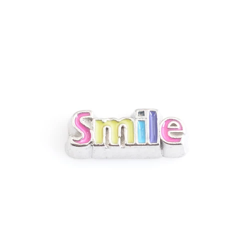

Smile, Floating charms fit floating charm lockets FC0386,10PCS/LOT