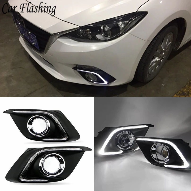 Car Flashing For Mazda 3 Mazda3 Axela 2014 2015 2016 Driving DRL with