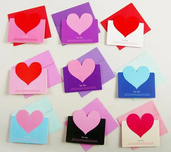 Aliexpress.com : Buy 60pcs heart wedding guest card 