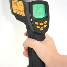 AR862D+ цифровой Бесконтактный ИК инфракрасный термометр(-58~ 1832f/50C~ 1000C) Температура метр
