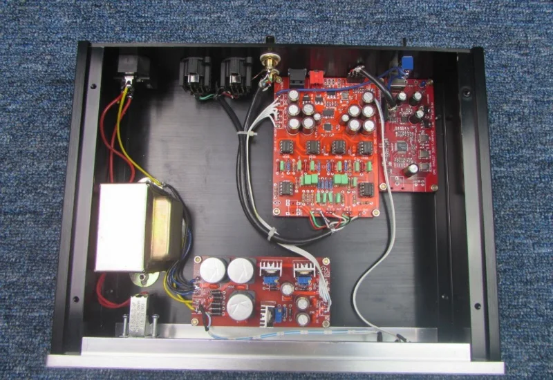 ES9028+ SA9227 DAC декодер поддерживает коаксиальный оптический вход DSD сбалансированный выход готовая машина