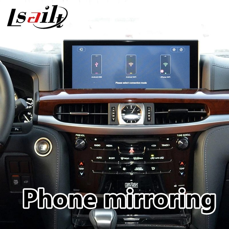  Android 7.1 GPS Navigation Video Interface for 2014-19 Lexus LX570 12.3' with 32G ROM support Iphon