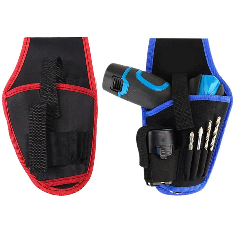 Portable Cordless Drill Holder Drill Cordless Screwdriver Waist Power Tool Bag Drill Waist Tool