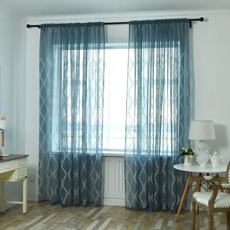 Aliexpress.com : Buy Solid semi blackout curtains Retro Pattern