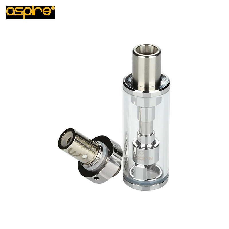 Aspire оригинальный K2 бак 1,8 мл bvc, емкость TPD Замена Kanthal Clearomizer с 1.6ohm катушки для Aspire K2 комплект электронной сигареты