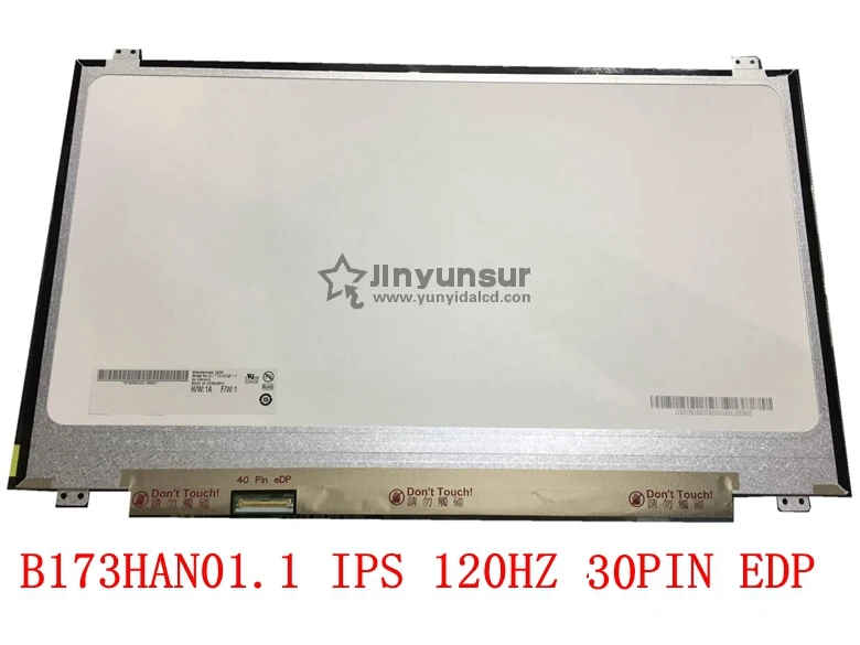 Оригинальный Новый матовый экран для ноутбука A + B173HAN01.1 30PIN FHD 1920*1080 120 Гц ips |