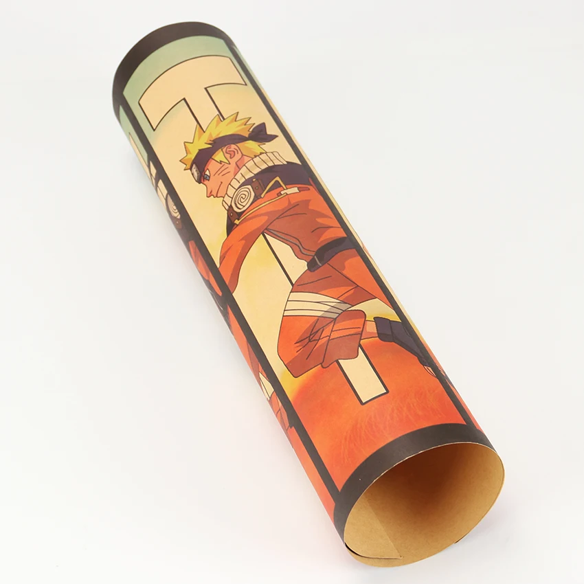 naruto vintage kraft paper sticker animefunstore