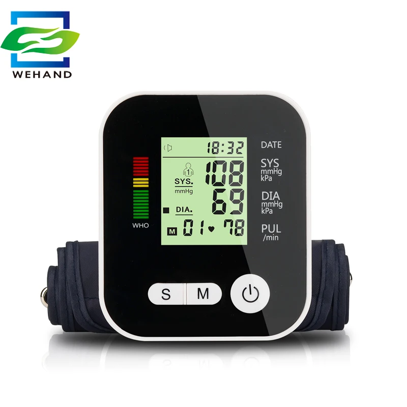 

Blood Pressure Monitor Upper Arm Voice USB Automatic Tonometer Digital Blood Pressure Monitor Health Care LCD Meet Presure