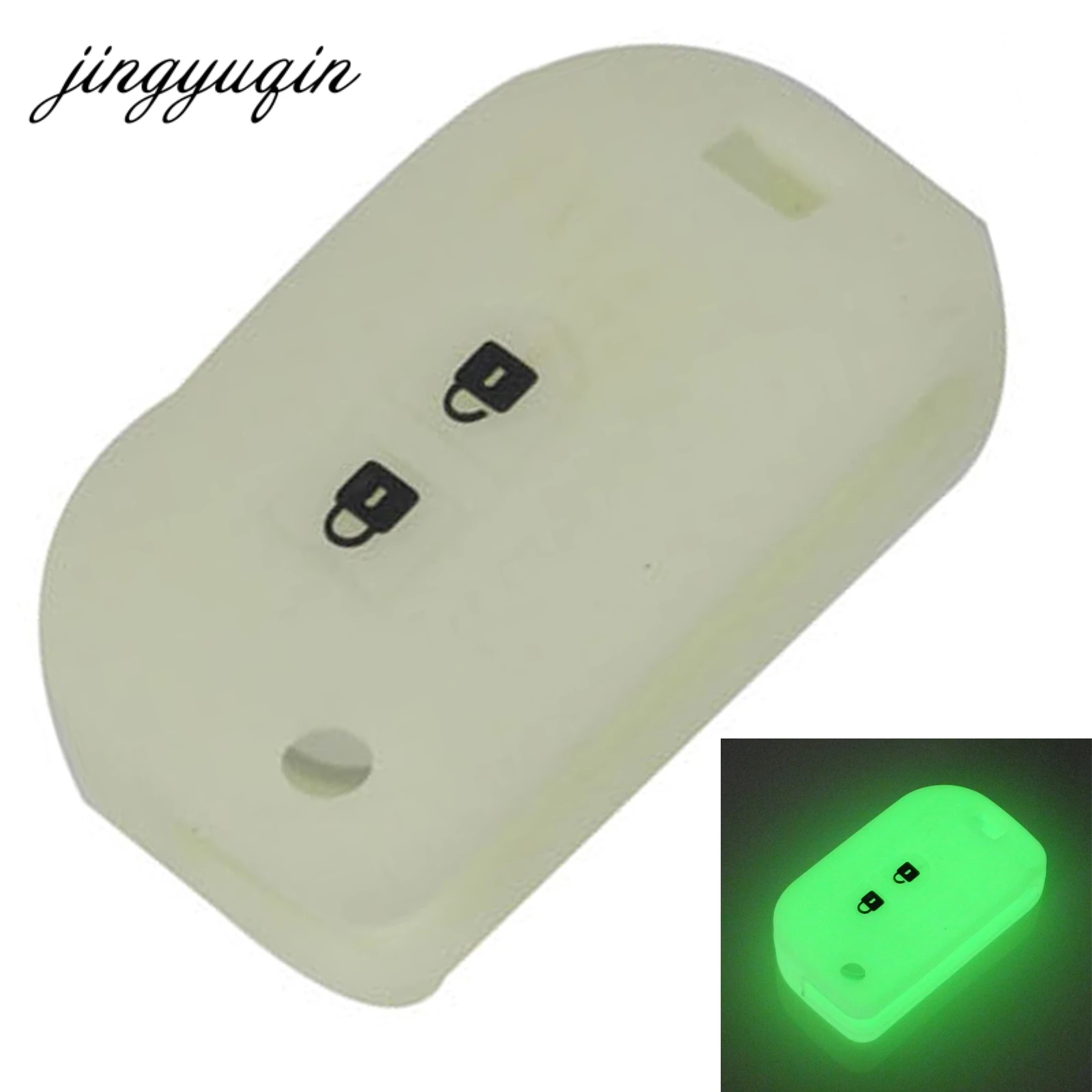 Jingyuqin силиконовый флип-чехол для ключей для Nissan Qashqai primera Micra Navara Almera Note Sunny Modified Foling Car Key Cover