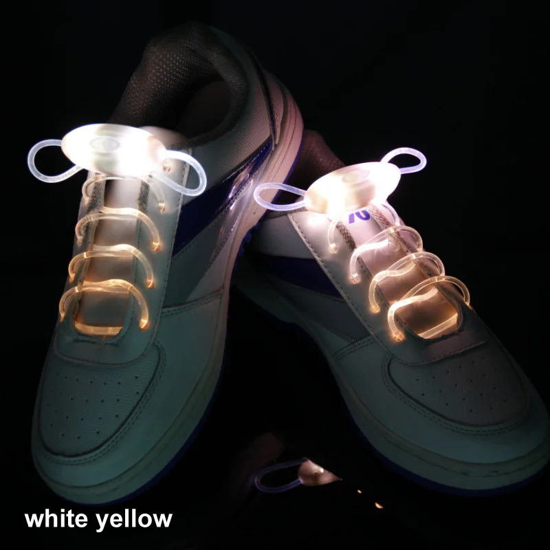 Светящиеся палочки, 1 пара, светлые шнурки, аксессуары, светодиодный шнурок для обуви, прохладные ночные пробежки, неоновые светящиеся вечерние принадлежности, домашний праздничный товар