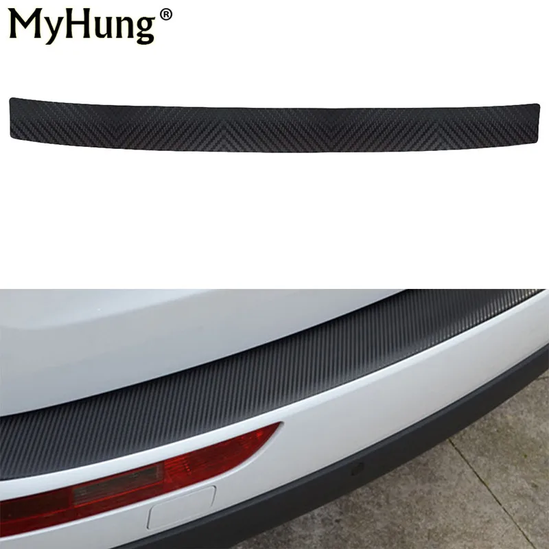 

Auto Car Rear Bumper Sill Protector Plate Carbon Fibre Cover Sticker For Chevrolet Cruze Captiva Malibu Car Accessories