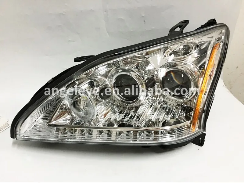 Для herrier Kluger для Lexus RX330 RX300 RX350 led головного света лампы передних для 2004-2009year RX330 серебряный цвет SN