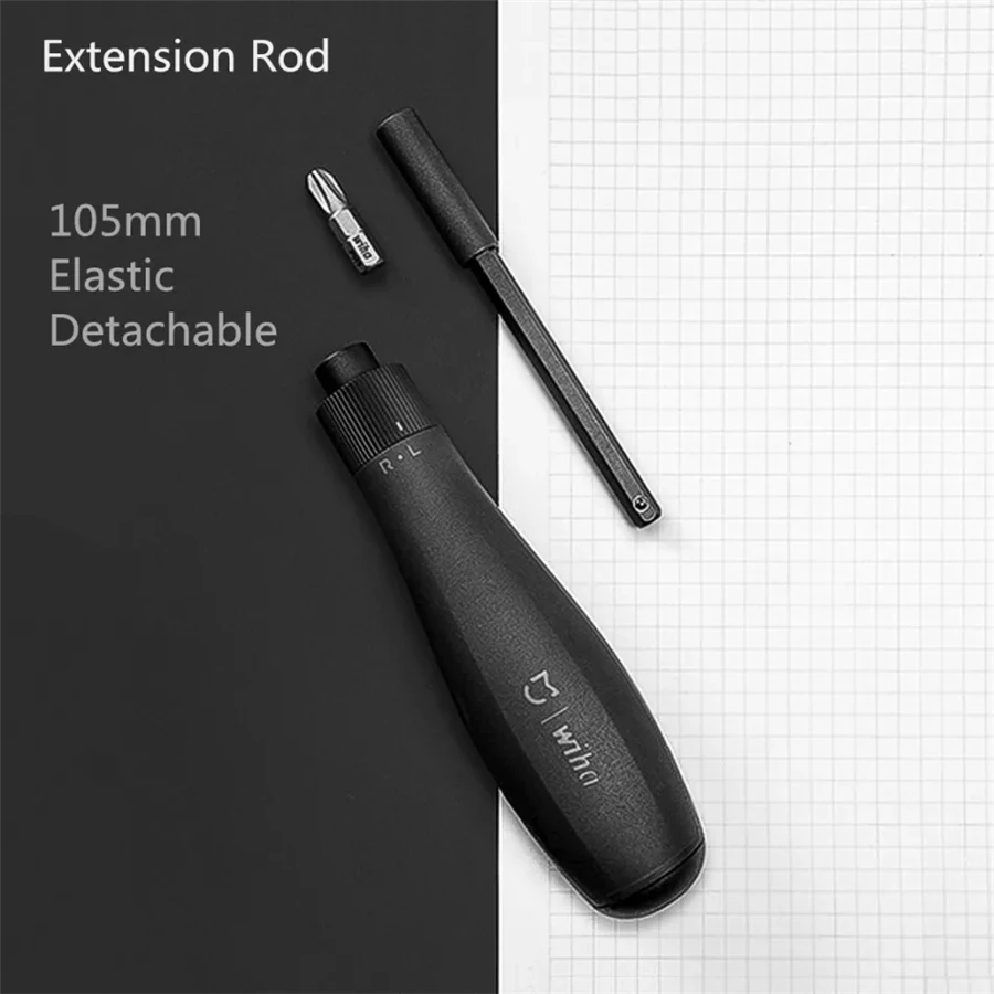 Оригинальный xiaomi mijia Wiha 8 в 1 трещотка отвертка для дома высокоточные картриджи