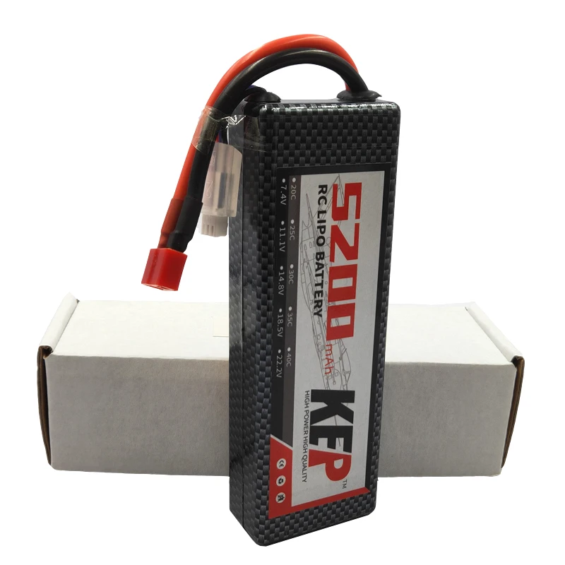 2s Высокая мощность 1 шт. 2 3 RC Lipo батарея 2S 7 4 V 5200mAh 35C Жесткий Чехол для