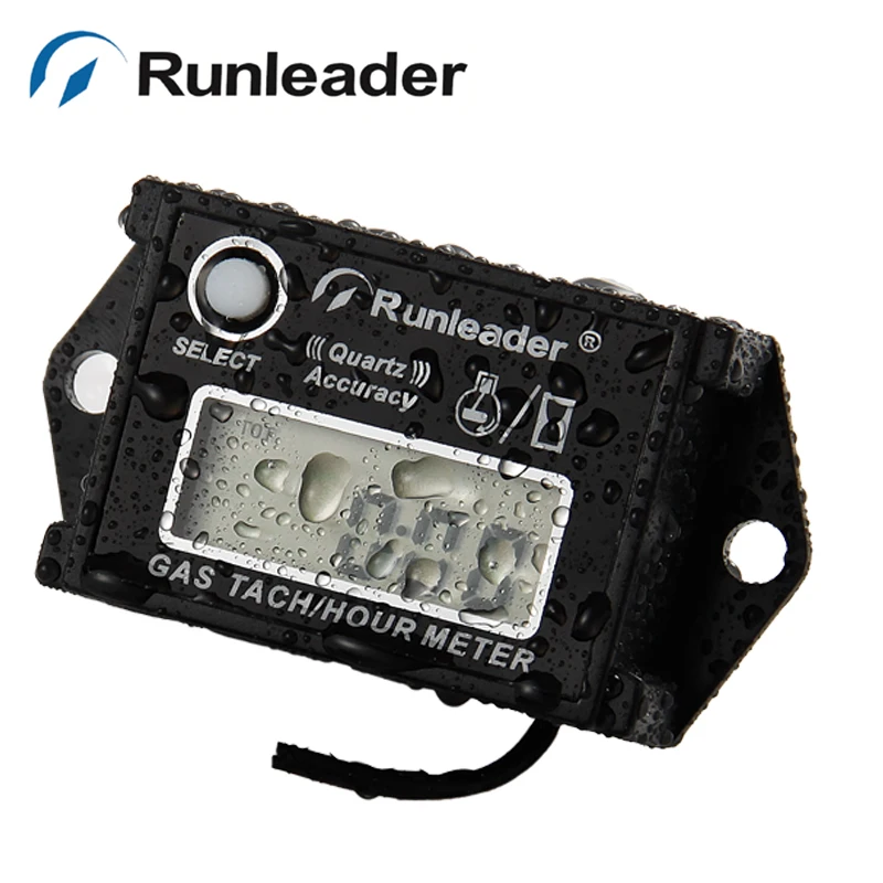 

digital inductive hour meter tachometer for GAS engine care motorcycle motocross jet ski marine dirt quad pit bike