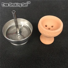 1 предмет, лидер продаж Keramische Vrouwelijke табак кОм+ металлическая сетка углеродная прокладка waterpijp/Waterleiding/угля для кальяна/Чичи/наргиле, аксессуары