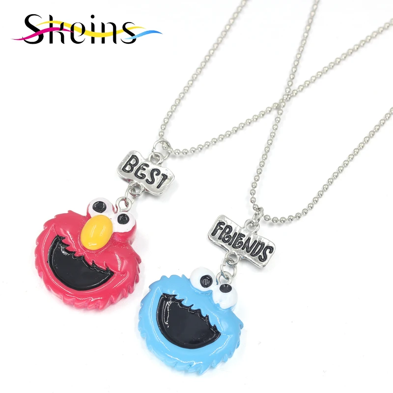 Skeins BFF Jewelry 2pcs Best Friends Charm Pendants Necklace Lovely