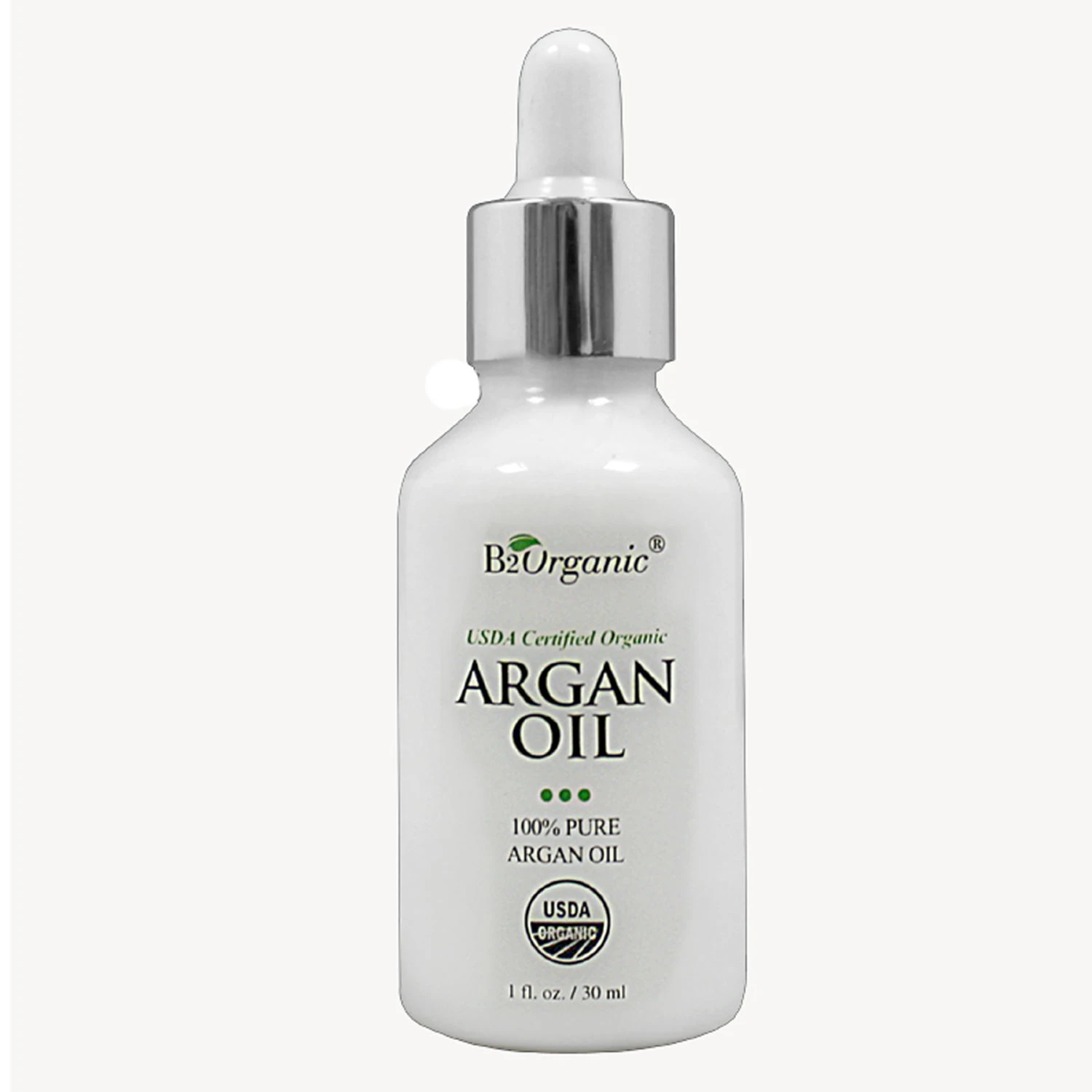 2-Pack: 100% Pure USDA Certified Organic Argan Oil - 1oz Each (1)