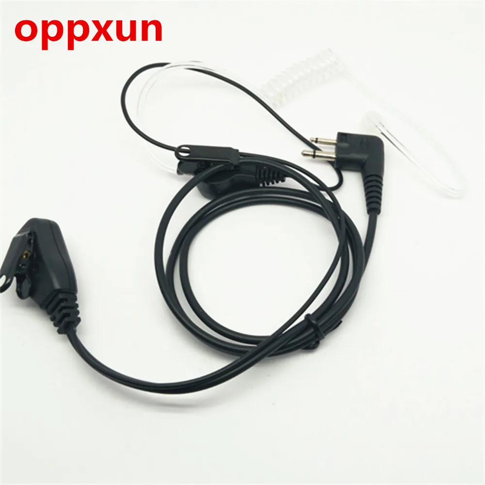 

OPPXUN 9PCS Air guide Headset Walkie Talkie Interphone Ear Hook Earphone PTT Mic Microphone for Motorola GP88 CT150 Radio