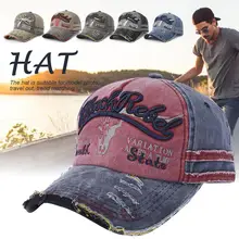 Персонализированные гольфа шляпа, с вышитыми буквами старый голова быка Бейсбол Кепки локомотив мыть мужского и женского пола Кепки s