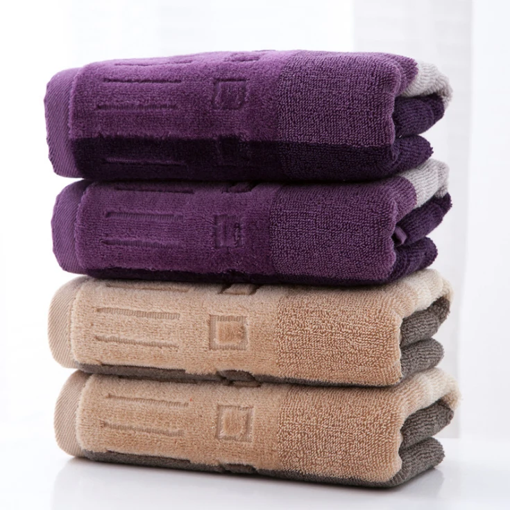 

4pcs/Lot High Quality Face Towel 100% Cotton Absorbent Gym Sport Hand Towels Bathroom Handdoeken Gift