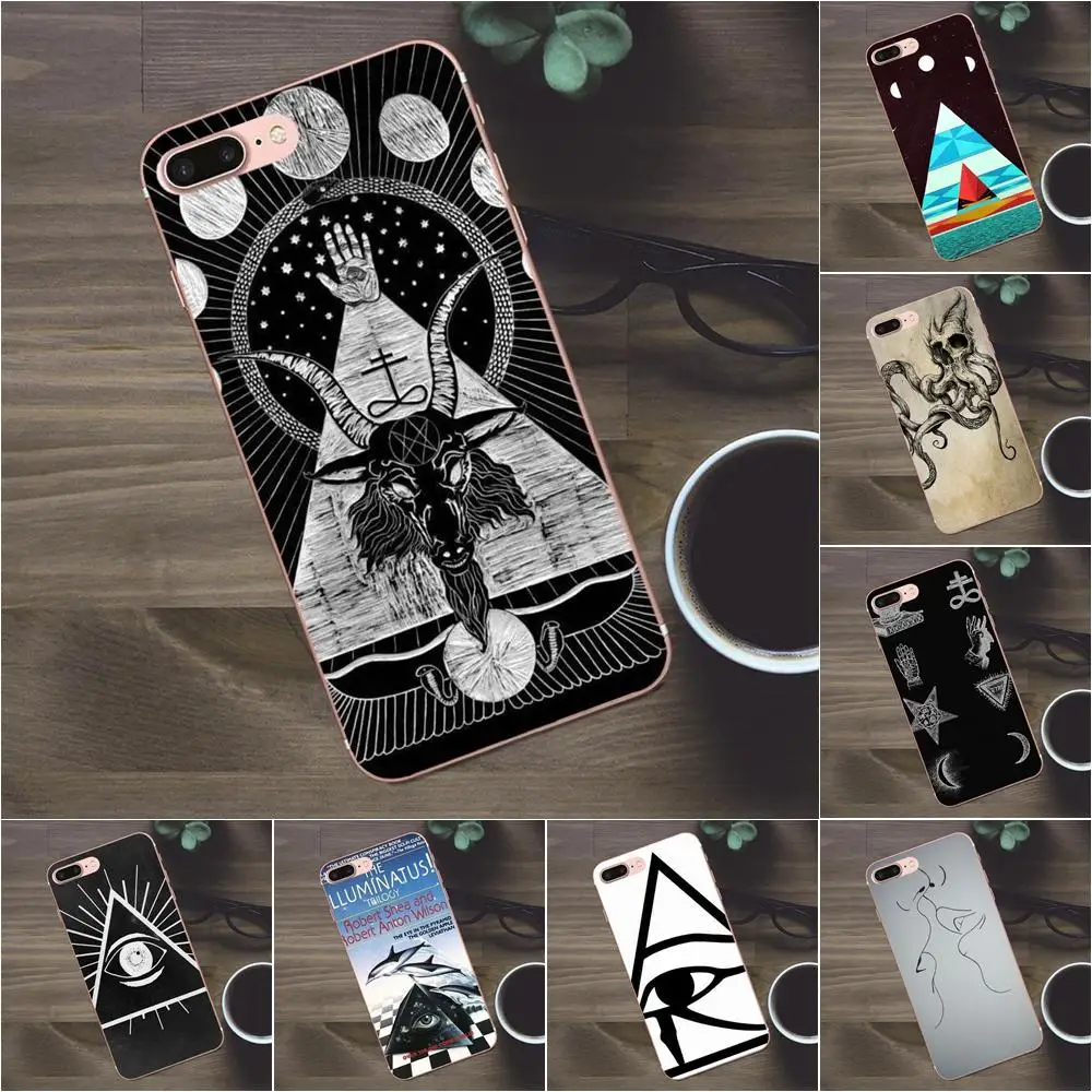 Чехлы из ТПУ для телефонов Apple iPhone 4 5 5C SE 6 6S 7 8 Plus X Galaxy A3 A5 J1 J2 J3 J5 J7 2017 подсветка
