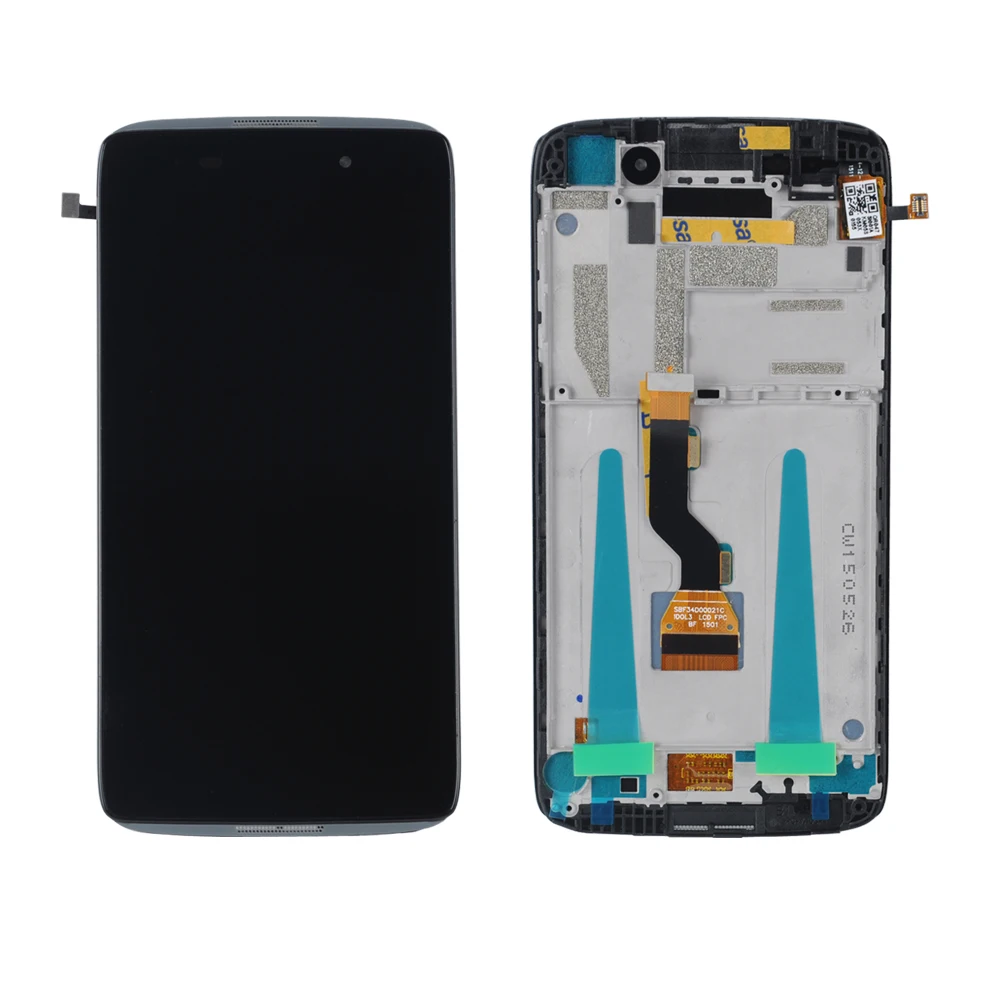 Полный ЖК-дисплей для Alcatel One touch Idol 3 ot6039 6039 с Сенсорный экран планшета Ассамблеи +