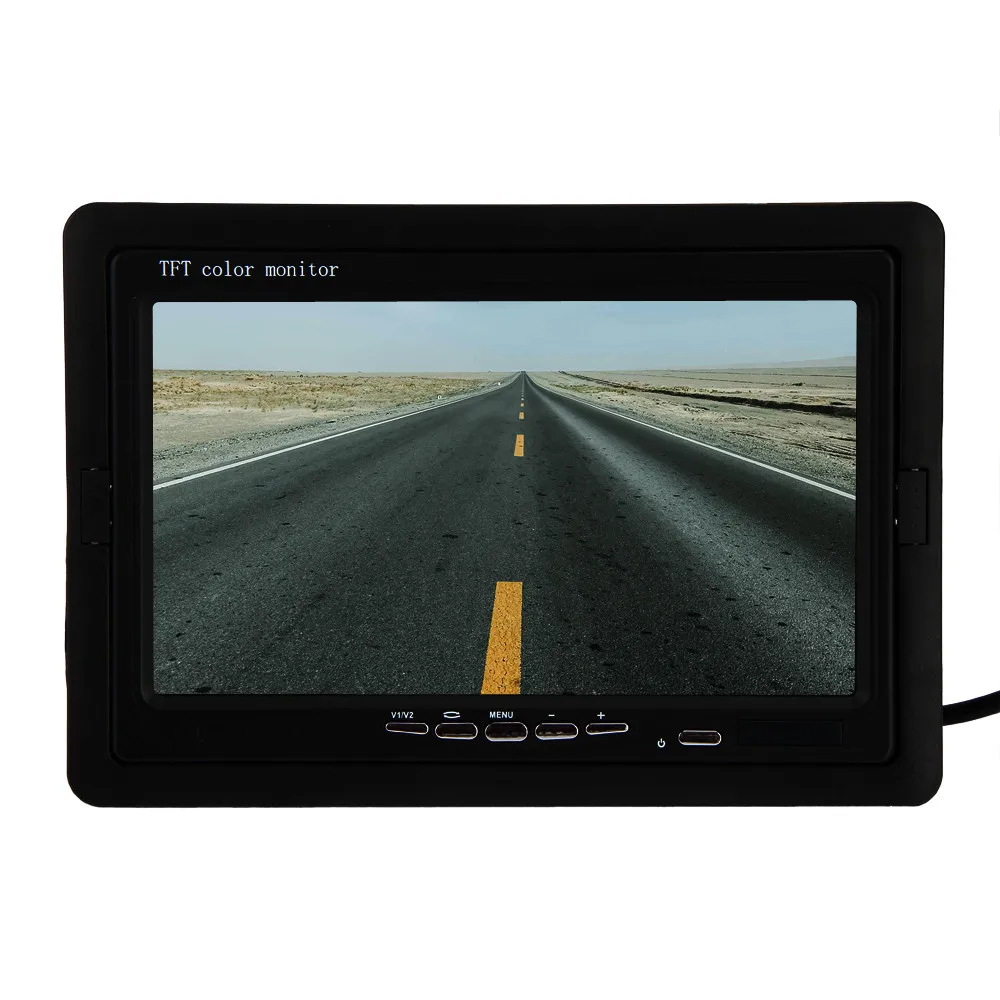 7" TFT LCD Car Rear View Backup Monitor+Wireless Parking Nig