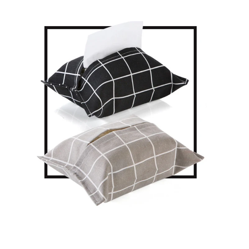 

Linen Tissue Box Home Kitchen Living Room Paper Cover Bag Napkin Holder Tissue Boxes