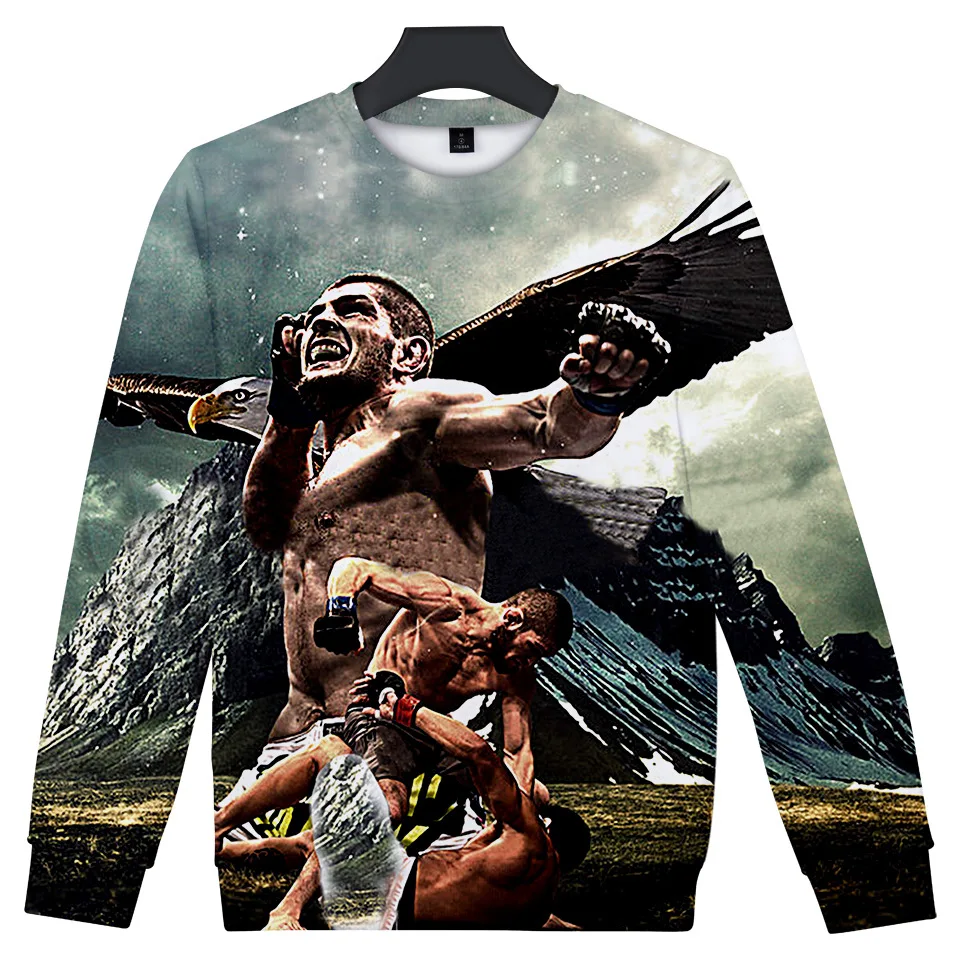 

Casual Hoodies 3D Print Khabib Nurmagomedov Hoodie Sweatshirt Men Women Hip Hop Pullovers Coat
