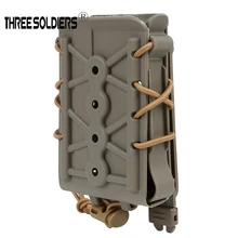 Три солдата тактические Alien Molle M4 Журнал мешки для 5,56/7,62 шнур расширяемые армейские Охотничьи аксессуары