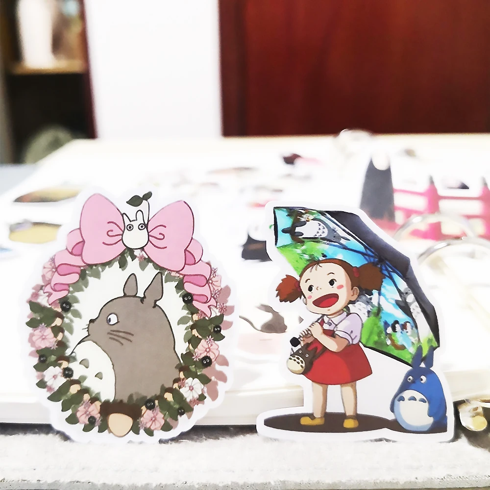 

30PCS Creative kawaii self-made Totoro / Chihiro/castle beautiful Cartoon stickers /decorative sticker /DIY craft photo albums