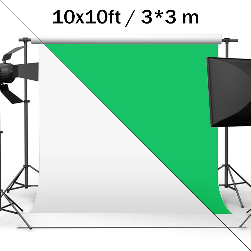 10x10 футов/300x300 см хромакей зеленая ткань экран фон фото зеленый экран Муслин Фотостудия Фон