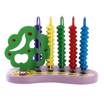 

Math Toys For Children Wooden Rainbow Abacus Bead Learning Educational Toy Wooden Montessori Math Toys