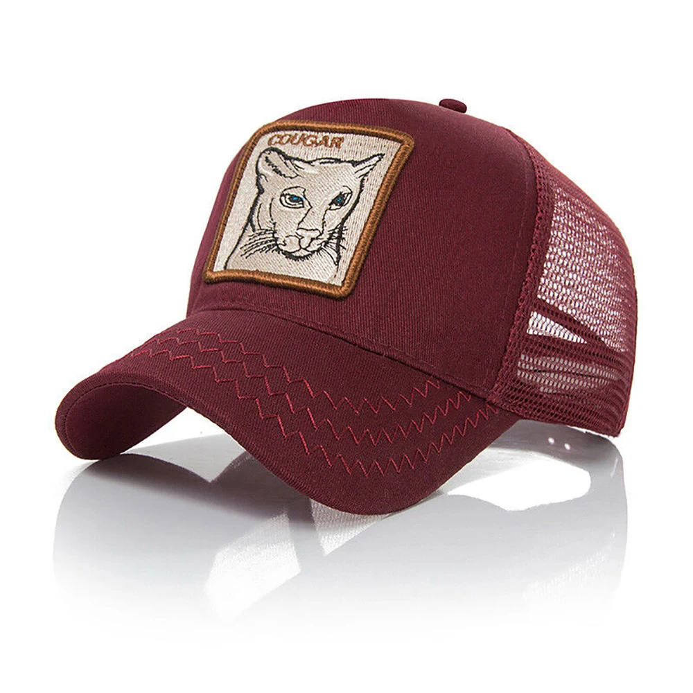 

Men Animal Embroidery Pattern Baseball Caps Women Personality Hip Hop Hats Summer Male Outdoor Sport Adjustable Cap Fashion 2019