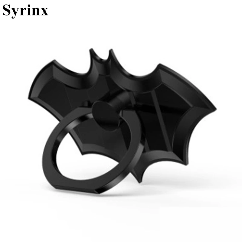 SYRINX Luxury Batman Universal Finger Ring Smartphone Mobile Cell Phone For iPhone X Xs Max 7 plus Xiaomi 8 Samsung s8 s9 Holder