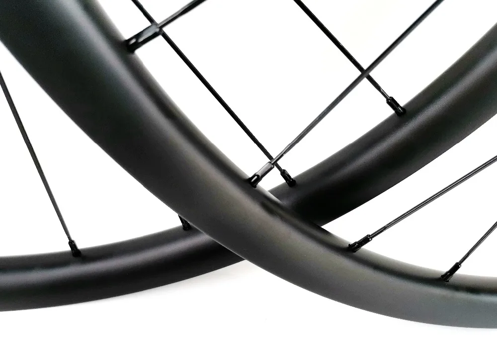 29er горные велосипеды Углеродные колеса 30 мм ширина 24 мм Глубина бескамерные MTB XC Углеродные колеса с UD матовое покрытие, задние шоссейные втулки