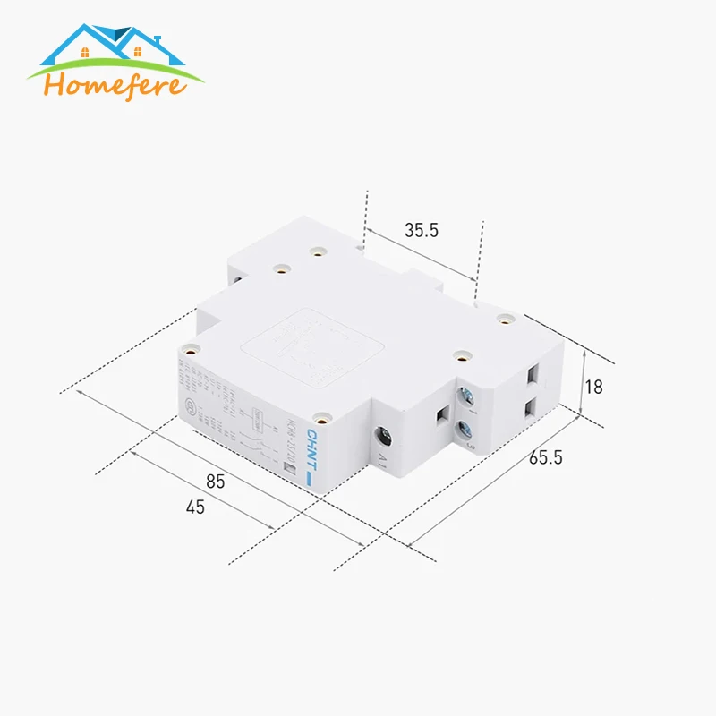 Модульный контактор переменного тока 2P 16A 20A 25A 1NO 1NC 2NO 2NC 220 В 230 50/60 Гц на din рейке для