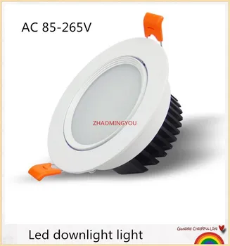 

3W 5W 7W 12W 15W 20W 25W 30W Dimmable Led downlight light Ceiling Spot Light 85-265V ceiling recessed Lights Indoor Lighting
