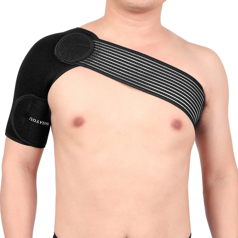 

WANAYOU 1 PC Adjustable Professional Shoulder Strap Pads Protector Sports Elastic Breathable Brace Support Wraps Shoulder Belt