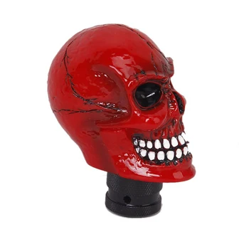 

Wholesale 5X Red resin Skull Universal Car Truck Manual Gear Shift Knob