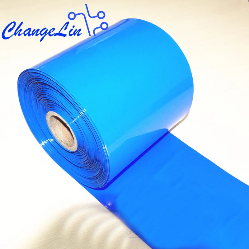 

1 Meter Blue 30mm Width Heat Shrink Hearshrink Tube 18650 Lithium Battery Pack Protection Insulated Sleeving Wire Cable Wrap