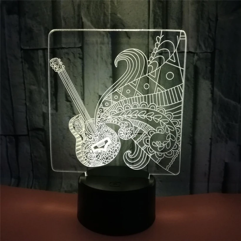 guitar 3D night light (7)