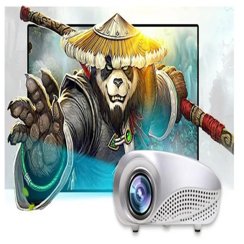 

HL  Mini Home Multimedia Cinema LED HD Projector Support AV TV VGA USB HDMI SD  May  24