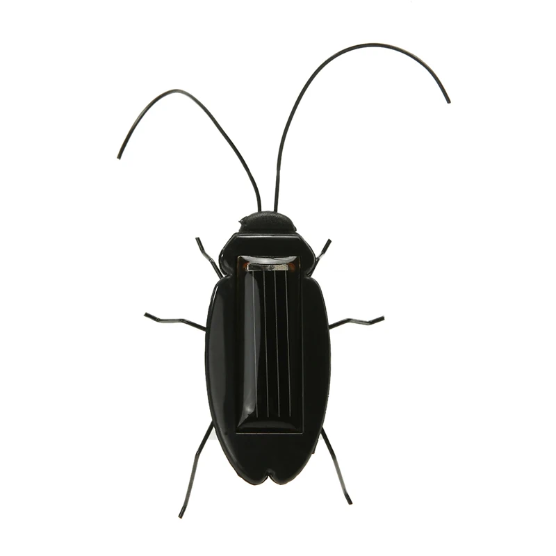 

Solar Power Cockroach Insect Bug Teaching Toy Baby Kids Plastic Insect Solar For Child Birthday Gift Toys Funny Play Joke Toys