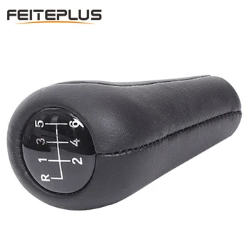 

Car Gear Shift Knob for BMW E30 E32 E36 E46 E39 E34 Z3 E87 Leather 5/6 Speed Left Right Drive Gear Shift Knob Head Shifter Lever